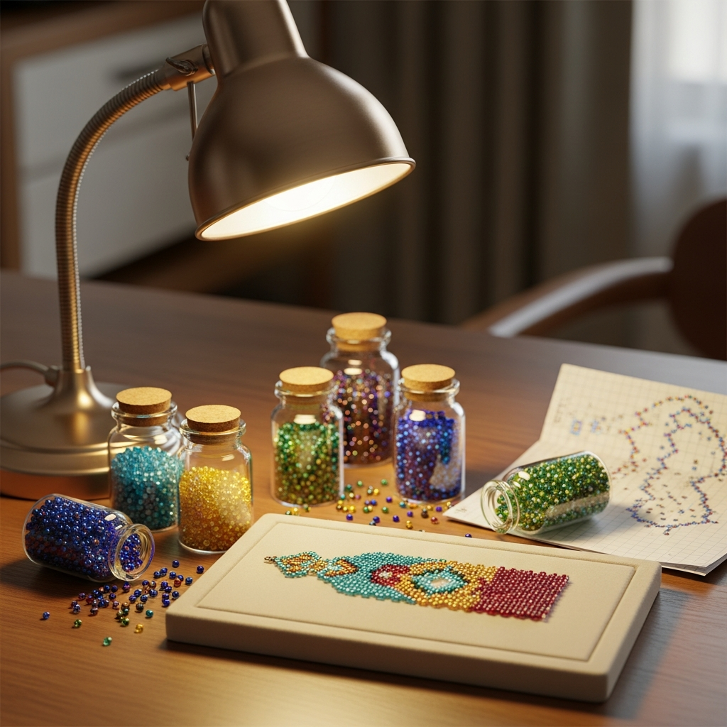 Рабочее место для бисероплетения